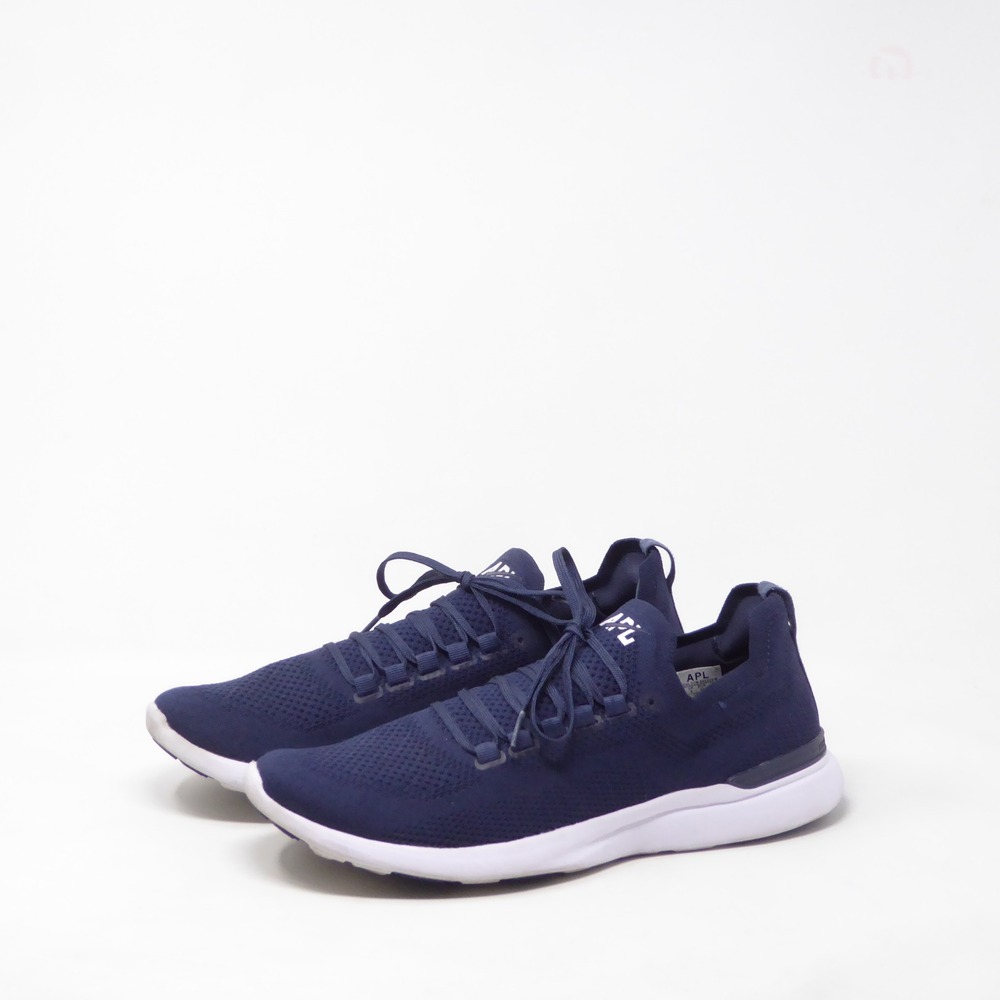 APL Mens TechLoom Breeze Navy Blue Knit Running Shoes Size 10